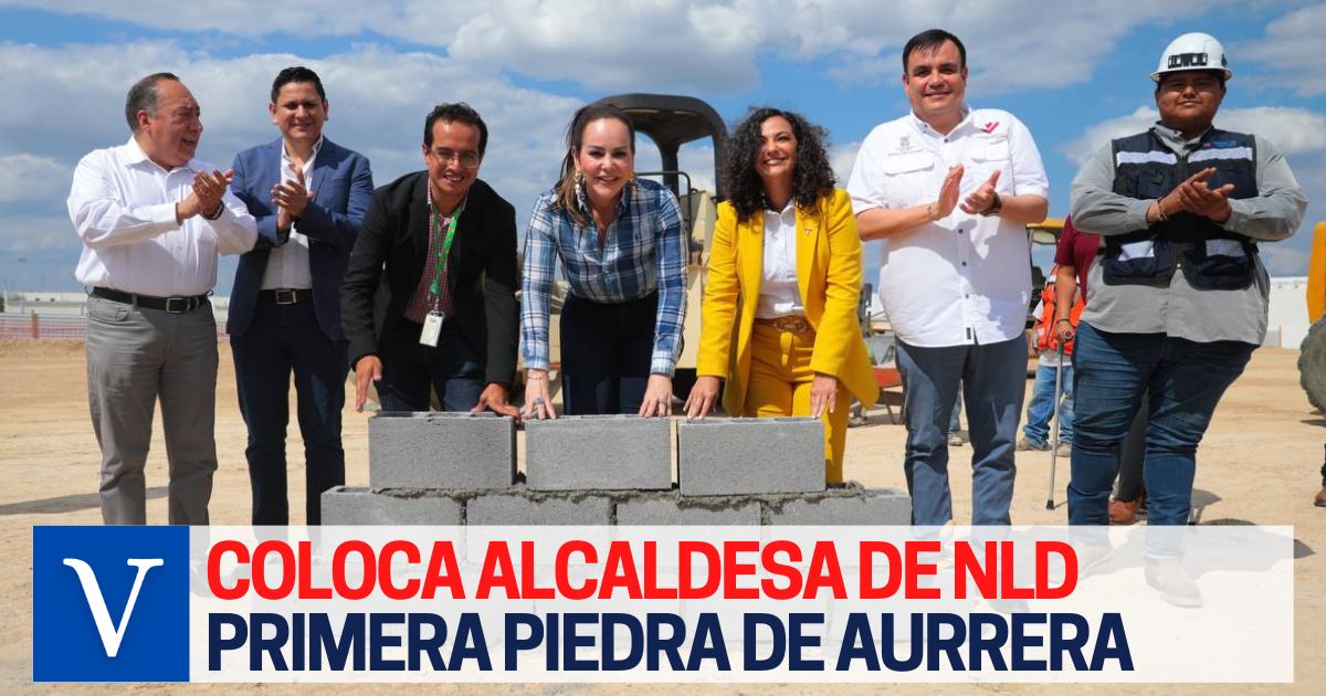 Coloca Alcaldesa Carmen Lilia Canturosas Primera Piedra De Bodega Aurrera