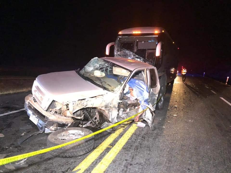 2 muertos tras choque sobre la carretera Zaragoza-Victoria