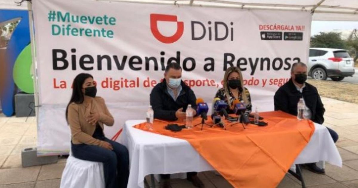 El servicio de transporte Didi llega a Reynosa