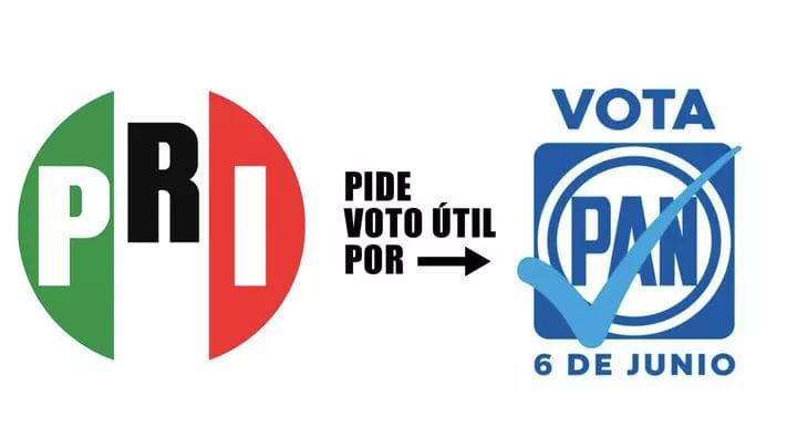 PAN desesperado pide “voto útil” del PRI