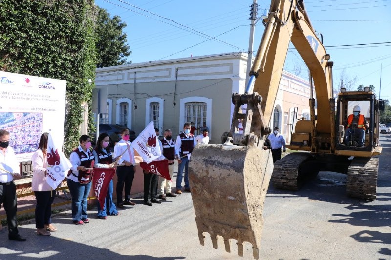 Inicia rehabilitación de colector ribereño en Nuevo Laredo; beneficiará a más de 40 mil personas