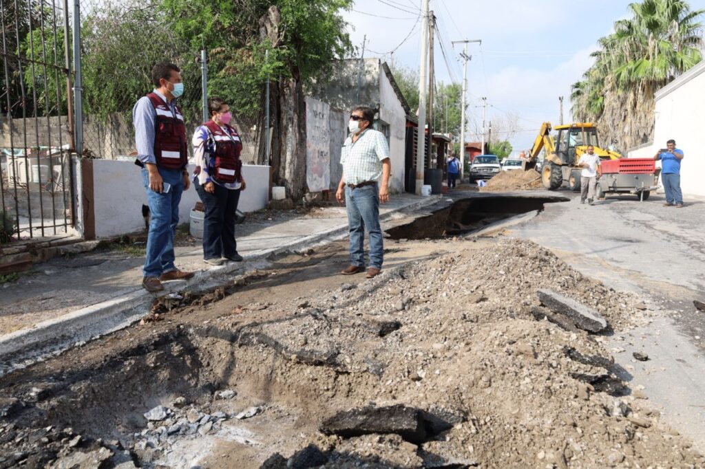 Constatan en recorridos atención a los reportes ciudadanos de COMAPA Nuevo Laredo