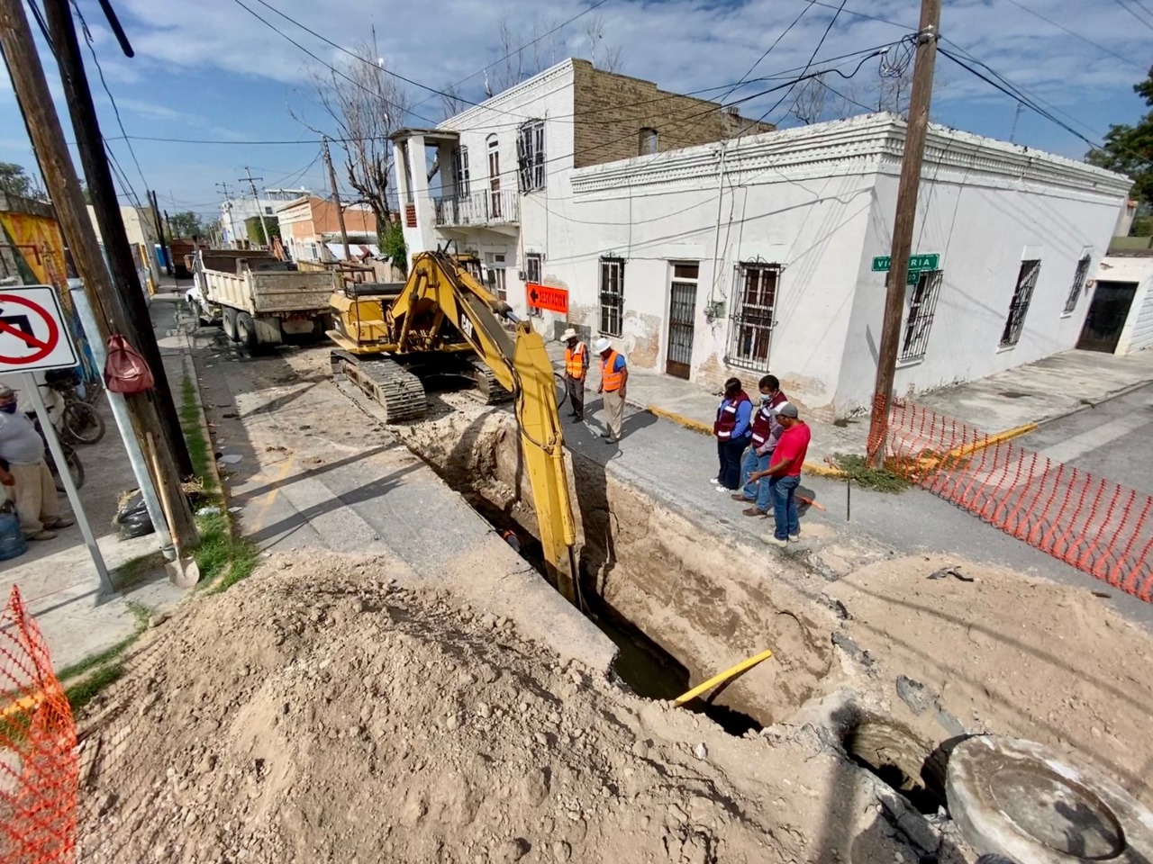 Inicia COMAPA Nuevo Laredo rehabilitación en el Colector Ribereño