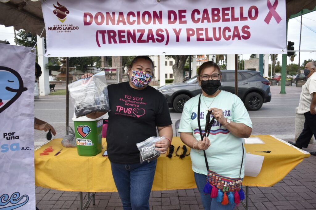 Donan niñas sus trenzas para lucha contra el cáncer en Nuevo Laredo