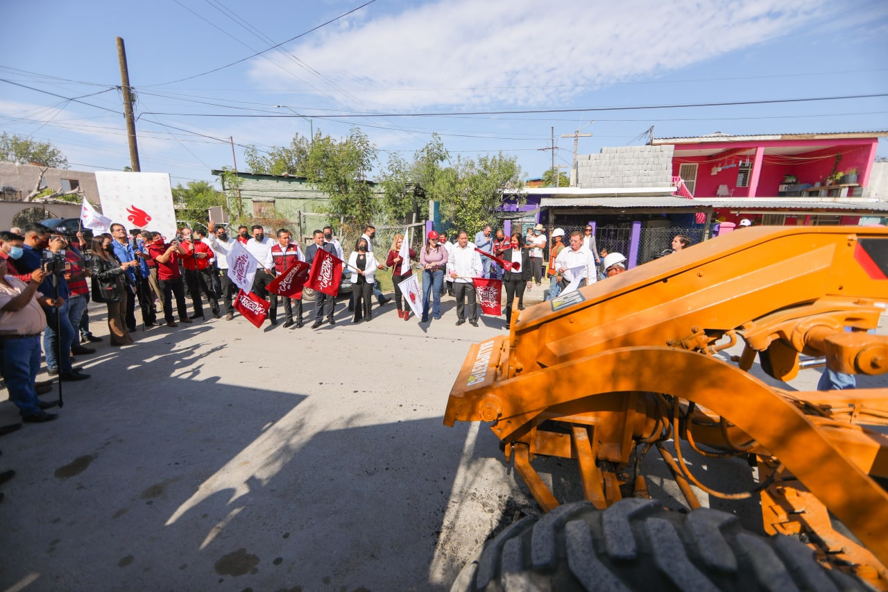 Gobierno de Nuevo Laredo inicia obras al poniente de la ciudad para brindar seguridad a los ciudadanos