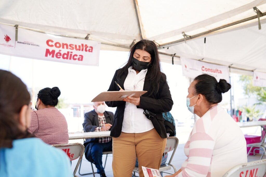 Vecinos de la colonia La Joya en Nuevo Laredo se benefician con Brigada Médico Asistencial