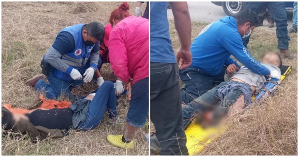 Una joven muerta y tres heridos en accidente de moto en Ocampo, Tamaulipas