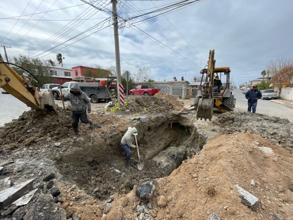 Repararán fuga de agua el miércoles por la noche en Nuevo Laredo