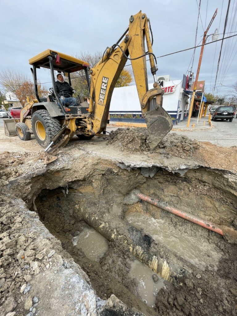 Repararán fuga de agua el miércoles por la noche en Nuevo Laredo