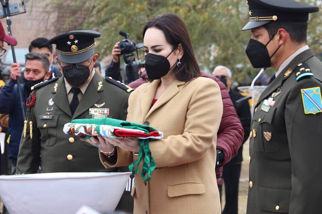 Conmemoran autoridades de Nuevo Laredo Día de la Bandera