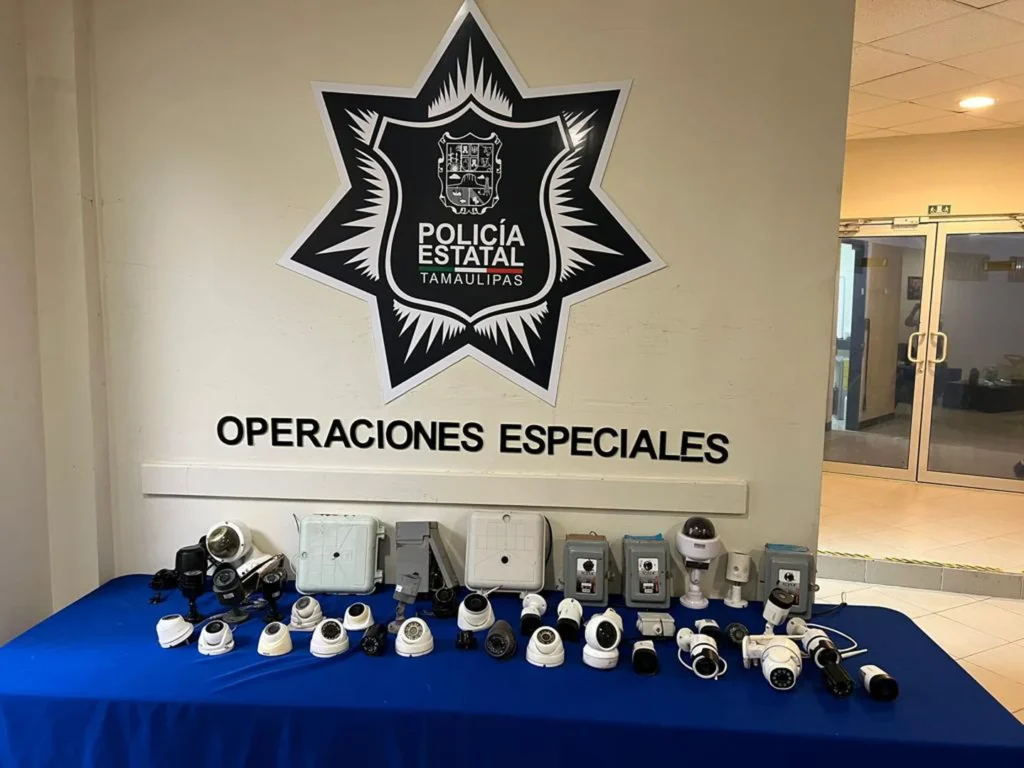 Autoridades retiran narco red de vigilancia en Reynosa