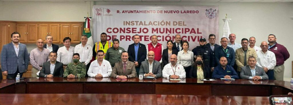 Se prepara Consejo Municipal de Protección Civil de Nuevo Laredo ante temporada de huracanes