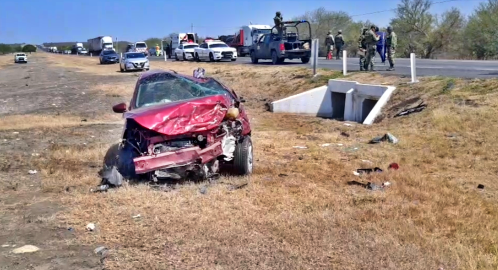 Cinco personas lesionadas tras choque sobre la carretera Victoria-Zaragoza