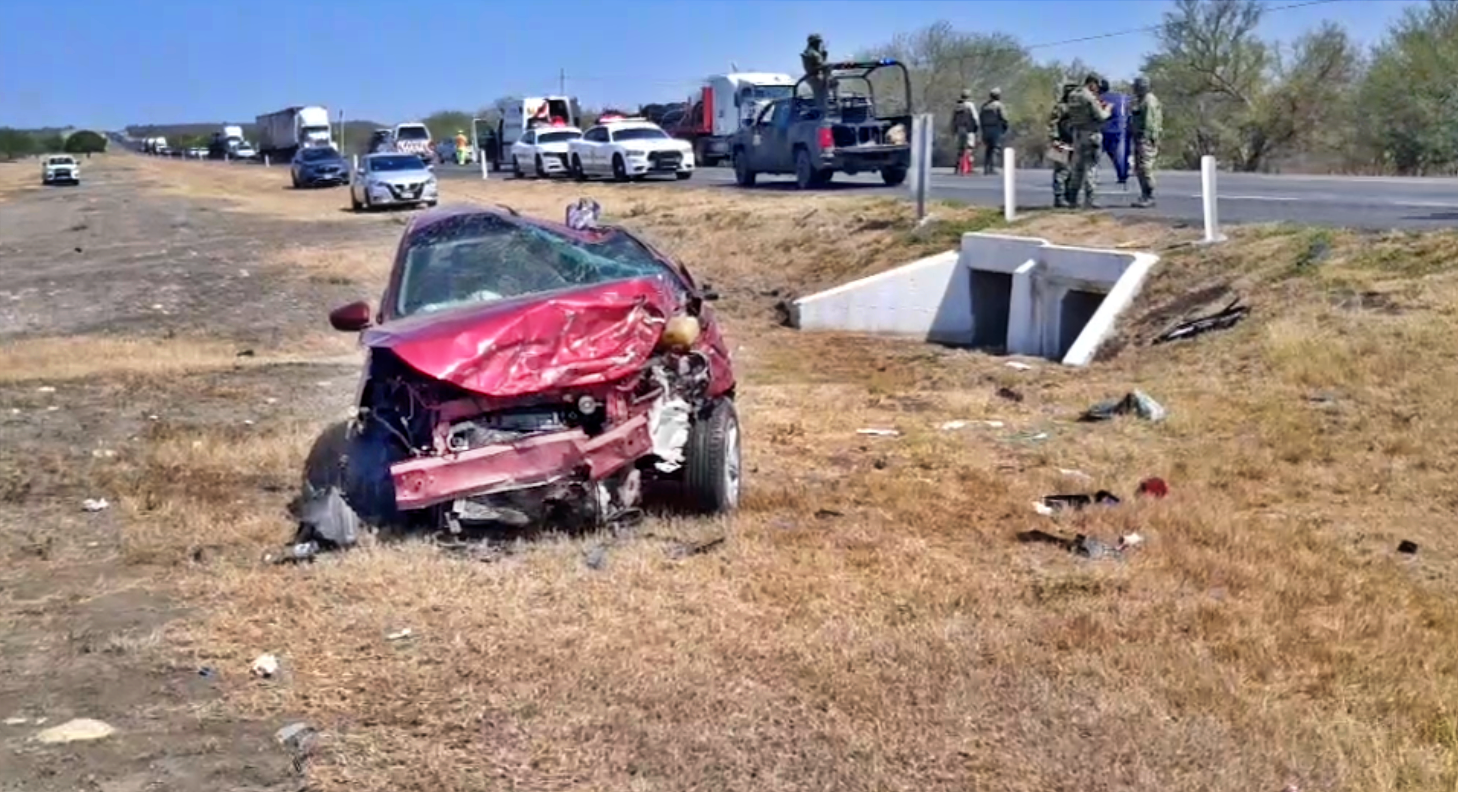 Cinco personas lesionadas tras choque sobre la carretera Victoria-Zaragoza