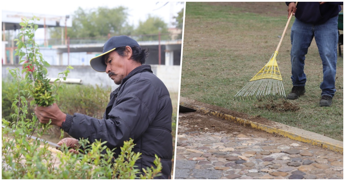 Rehabilitan espacios públicos por Día de Pascua en Nuevo Laredo