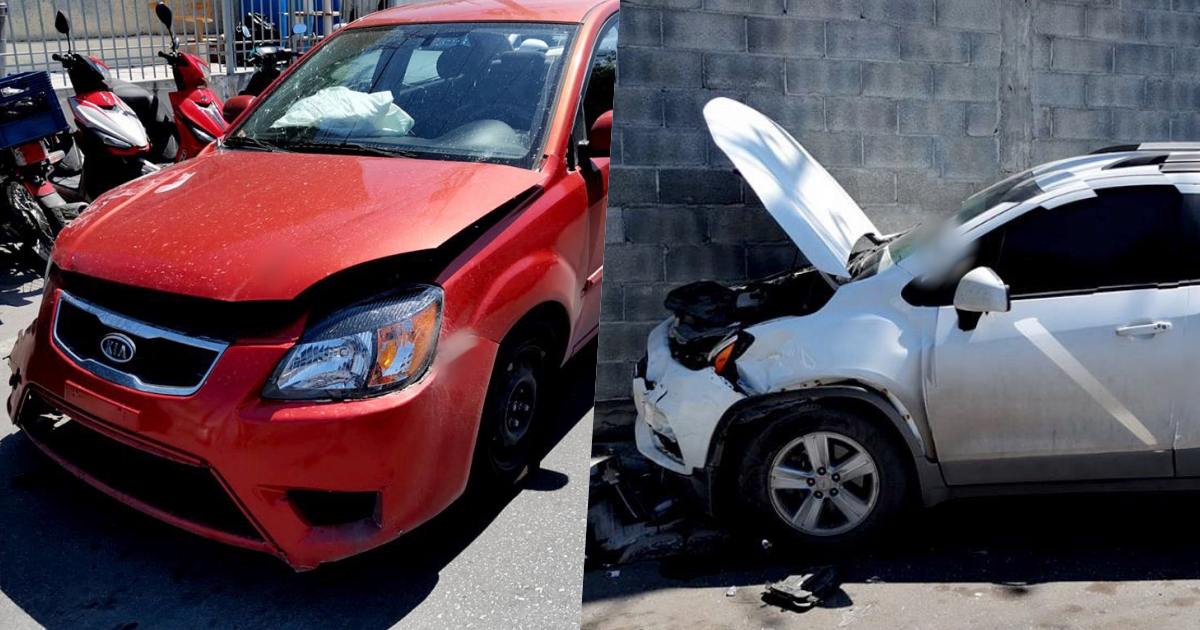 Provoca choque por cruzar sin precaución en Nuevo Laredo