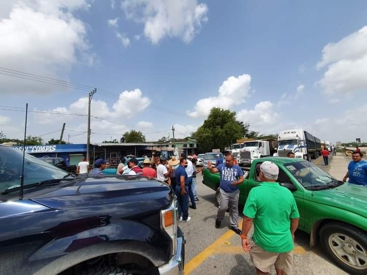 Nuevamente bloquean la carretera Tampico-Mante por falta de agua