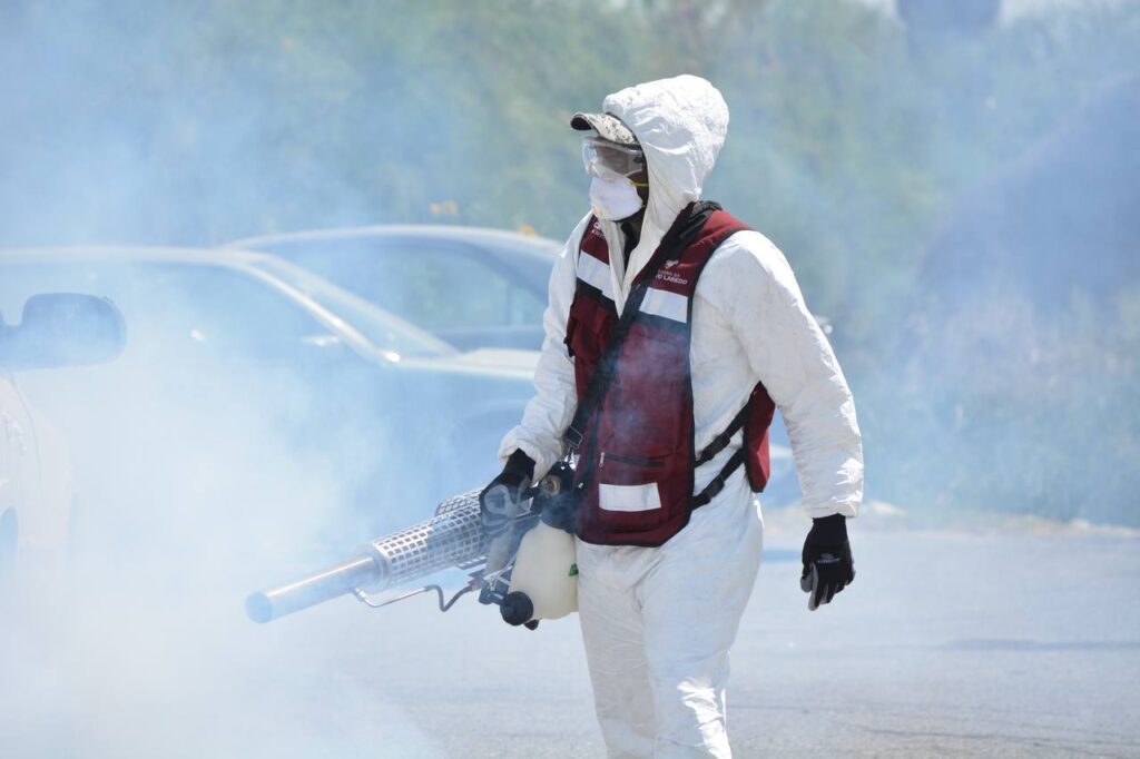 Fumiga Gobierno de Nuevo Laredo para prevenir el dengue