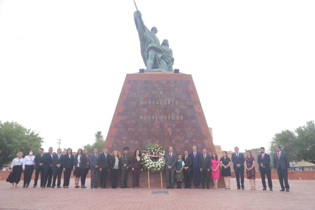 Conmemoran en ceremonia cívica 174 años de la fundación de Nuevo Laredo