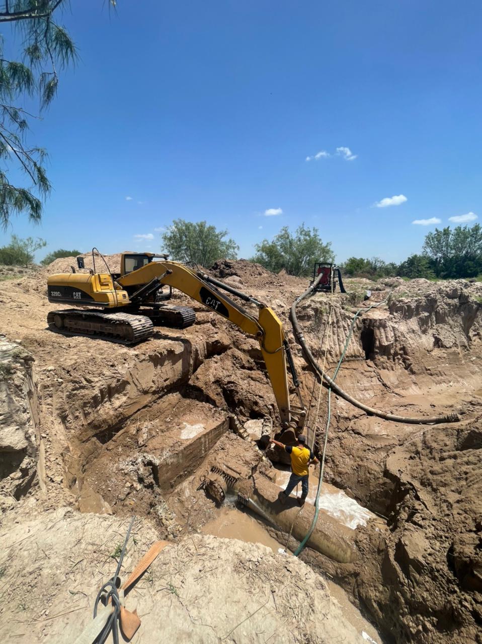 Reparará COMAPA Nuevo Laredo fuga de agua potable en Planta Norte