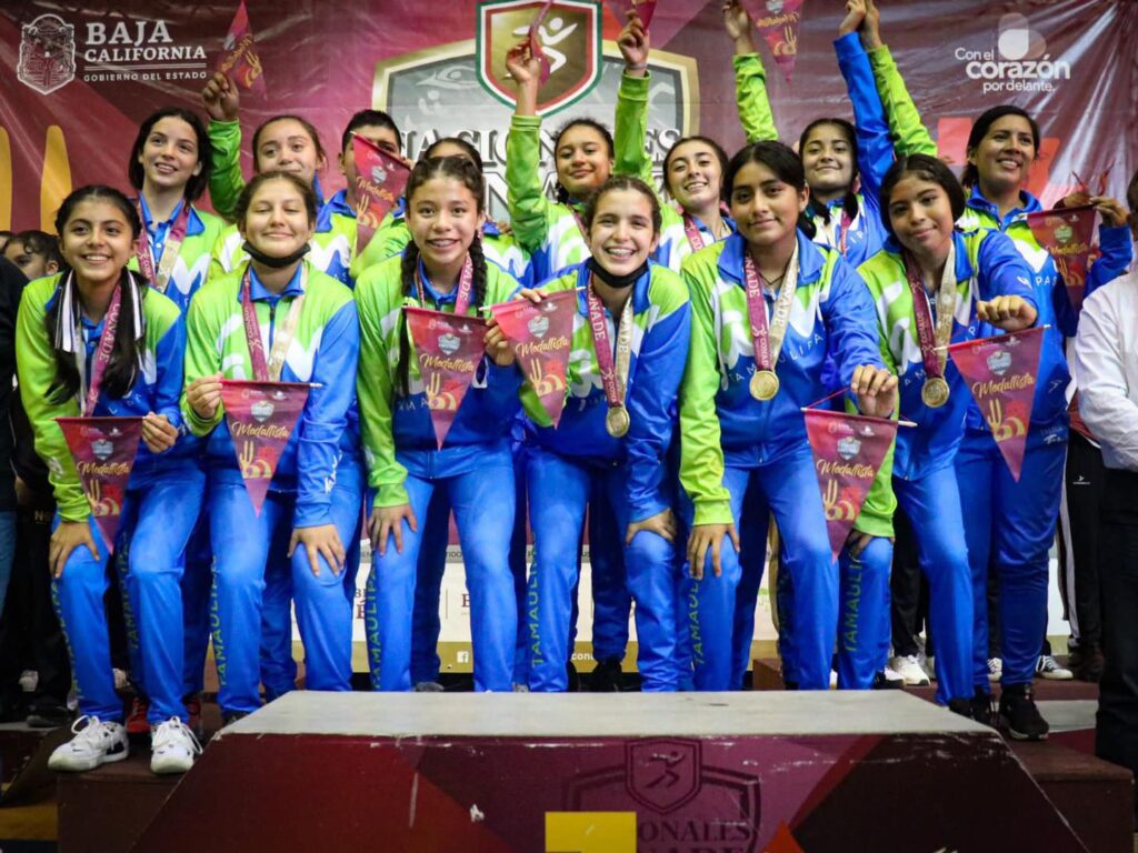 Selección de Tamaulipas de Voleibol se lleva el oro