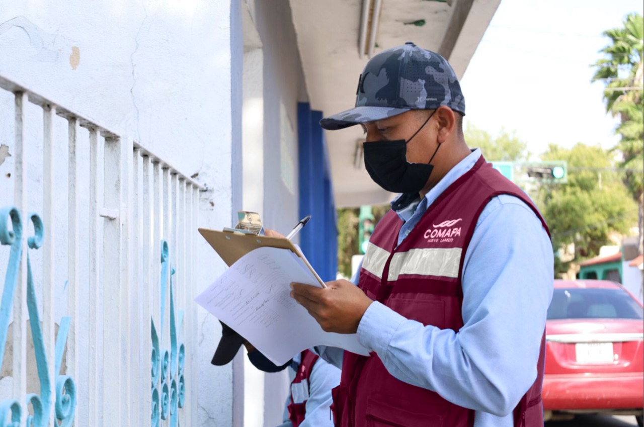 Actualiza COMAPA Nuevo Laredo padrón de usuarios