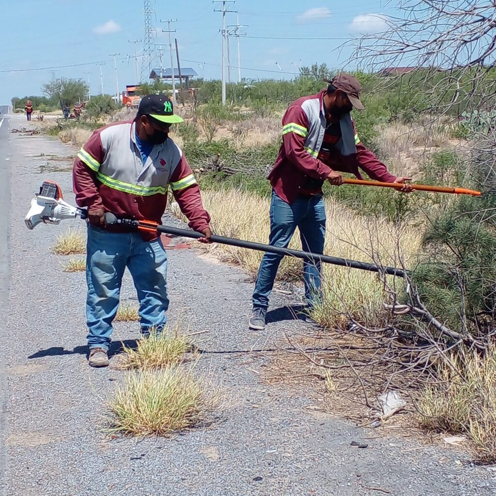 Gobierno de Nuevo Laredo brinda mantenimiento y limpieza a espacios públicos