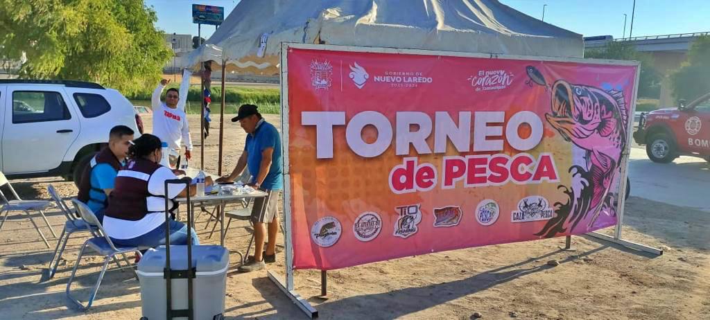 Disfrutan ciudadanos domingo de diversión en Torneo de Pesca en Nuevo Laredo