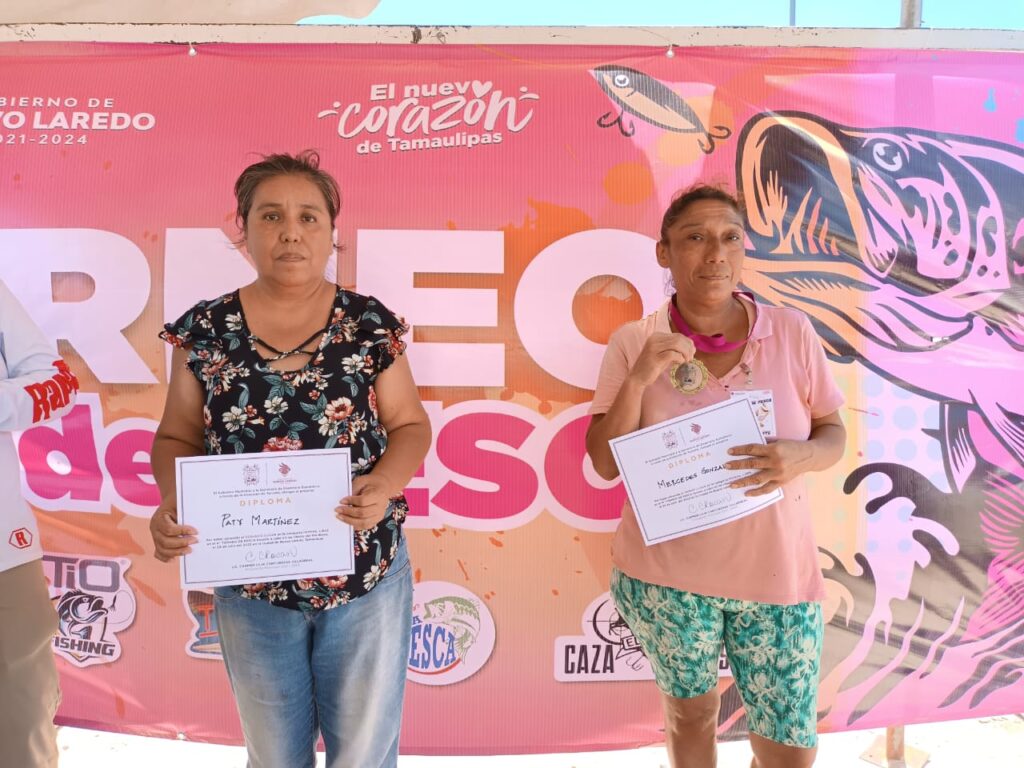 Disfrutan ciudadanos domingo de diversión en Torneo de Pesca en Nuevo Laredo