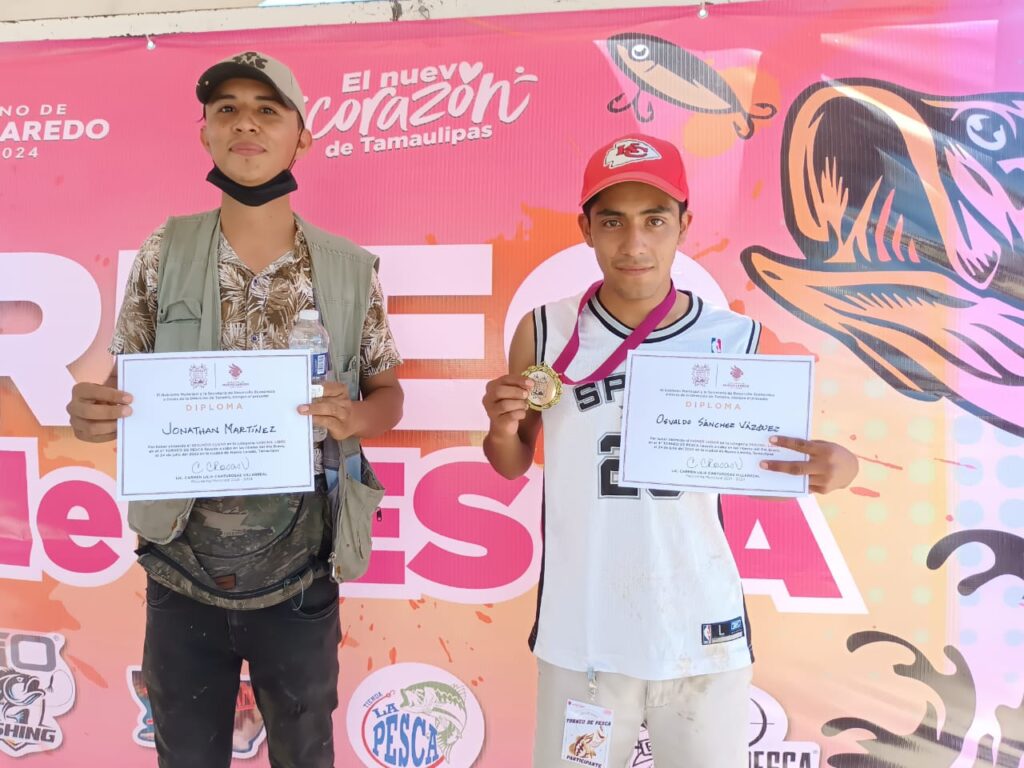 Disfrutan ciudadanos domingo de diversión en Torneo de Pesca en Nuevo Laredo