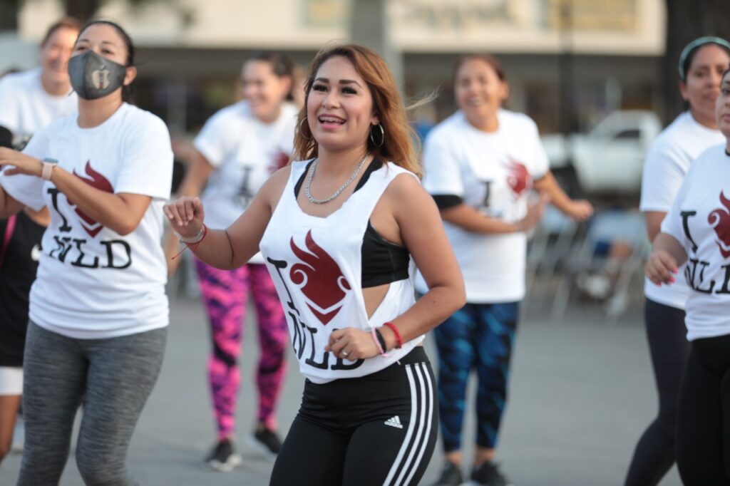 Reactivan Centro Histórico de Nuevo Laredo con actividades físicas y ritmos latinos