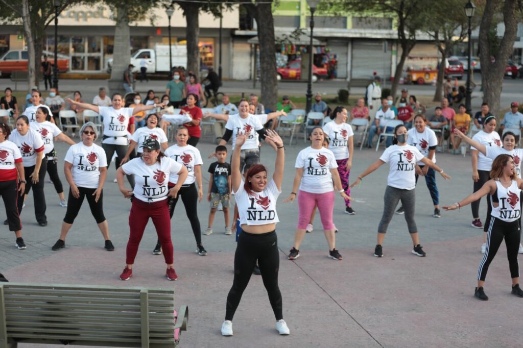 Reactivan Centro Histórico de Nuevo Laredo con actividades físicas y ritmos latinos