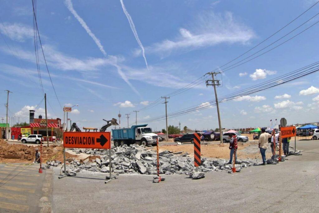 Realiza Gobierno de Nuevo Laredo ampliación de la Avenida Monterrey