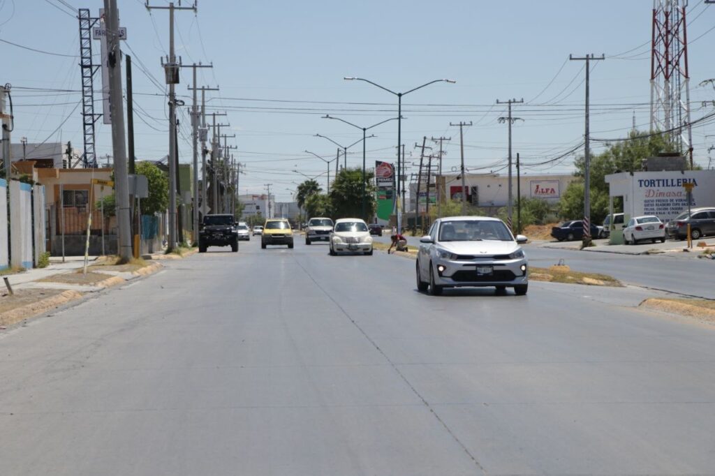 Cierran vialidad en calles de la colonia Concordia, en Nuevo Laredo