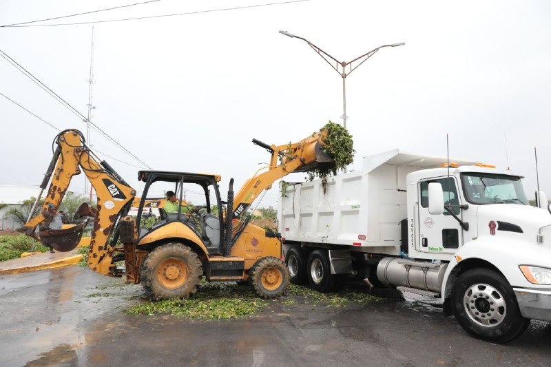 Brinda Gobierno de Nuevo Laredo respuesta inmediata ante lluvia torrencial