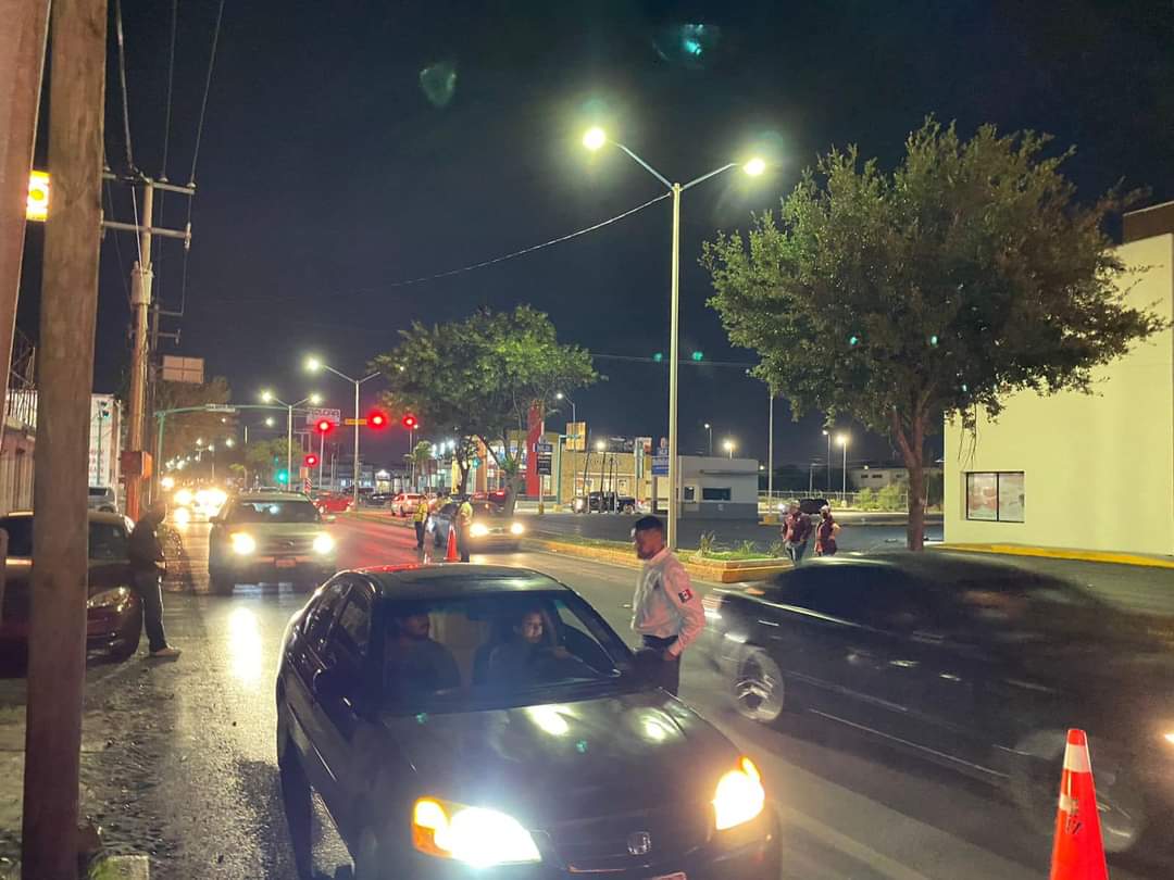 Previenen accidentes con operativo anti alcohol en Nuevo Laredo