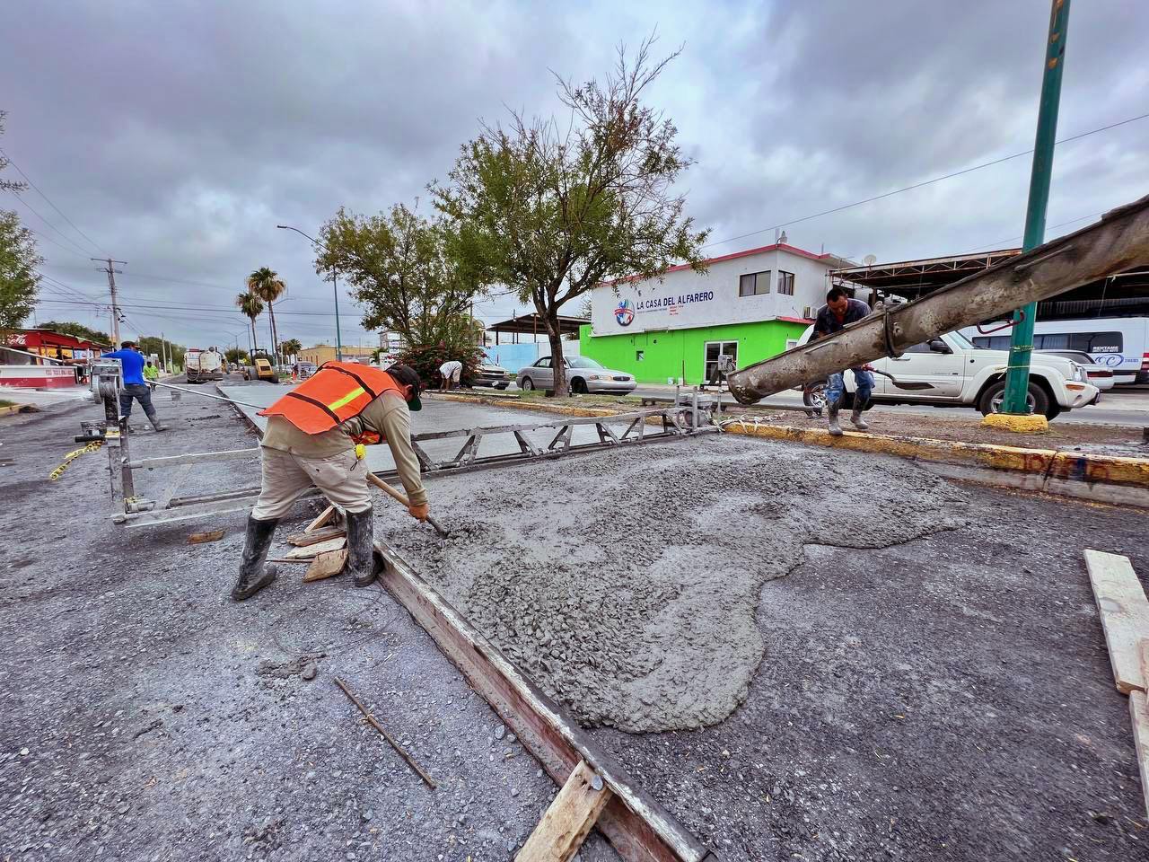 Avanza construcción de 144 obras a lo largo de Nuevo Laredo