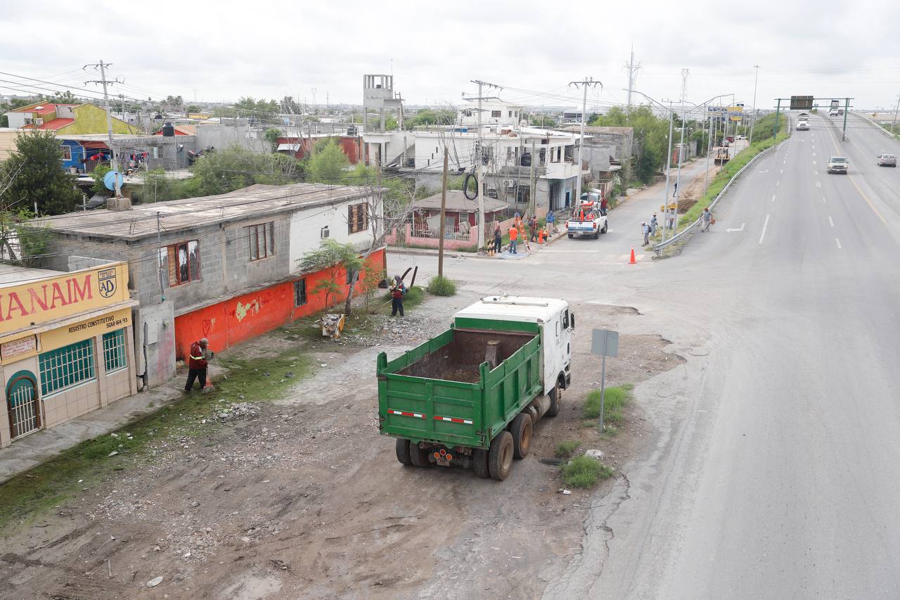 Transforman imagen urbana de Nuevo Laredo con cuadrillas de atención focalizada