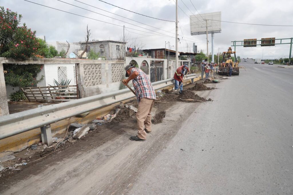 Transforman imagen urbana de Nuevo Laredo con cuadrillas de atención focalizada