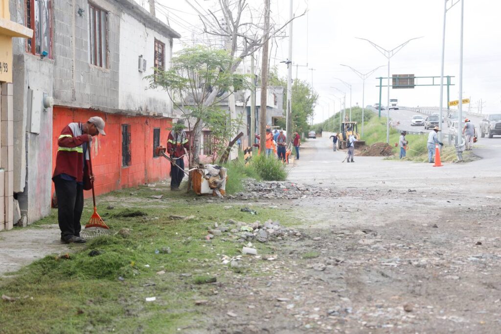 Transforman imagen urbana de Nuevo Laredo con cuadrillas de atención focalizada