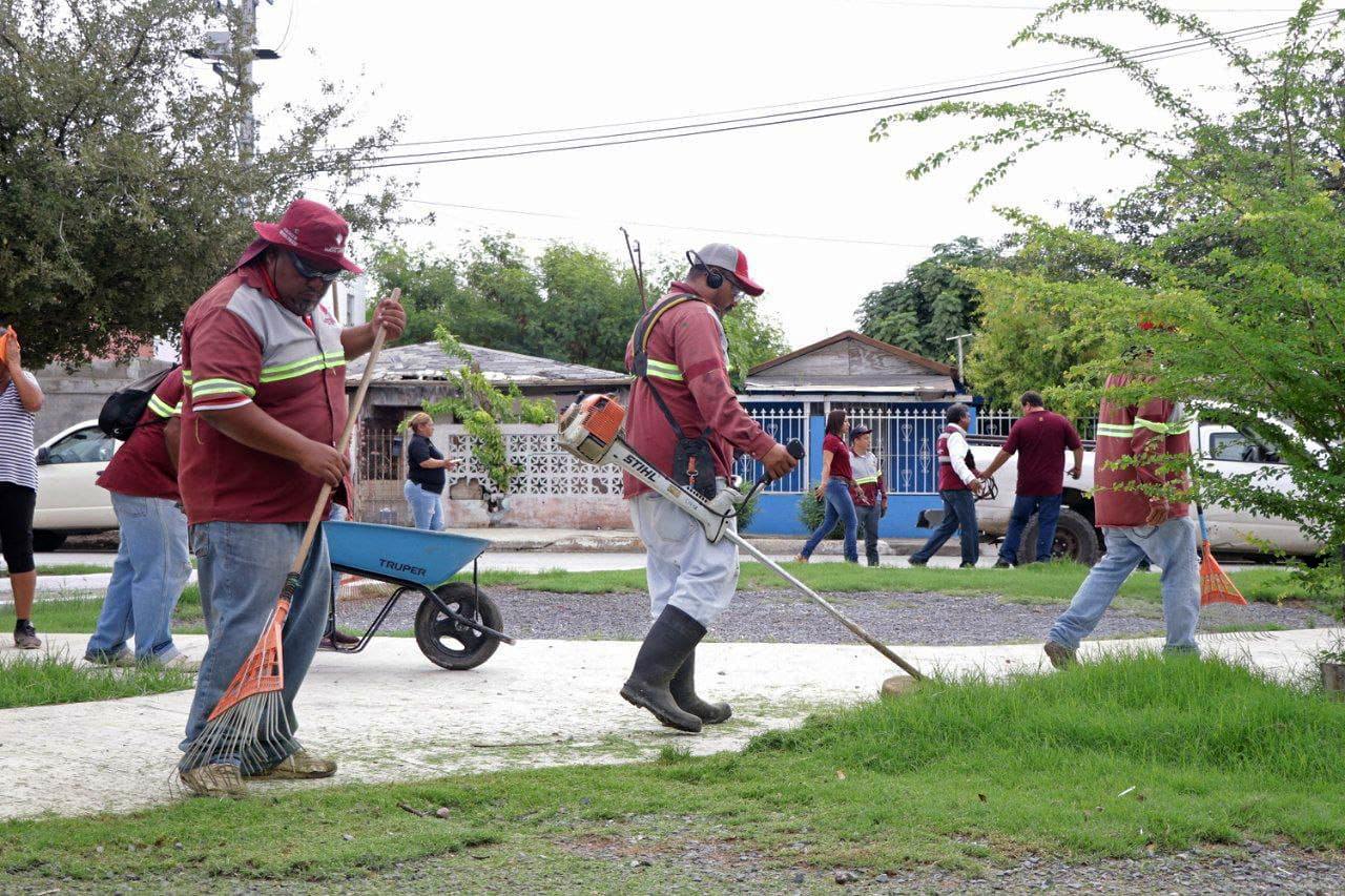 Transforman imagen urbana de Nuevo Laredo con cuadrillas de atención focalizada