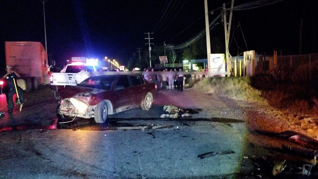 Conductora ebria atropella y mata a trailero en Nuevo Laredo