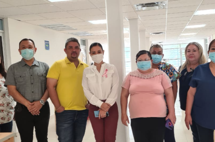 Lucero González se reúne con personal de las unidades médicas de Valle Hermoso y Río Bravo