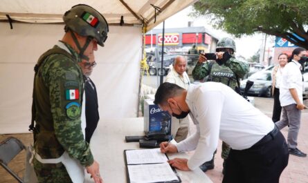 Invitan a participar en campaña federal de canje de armas en Nuevo Laredo