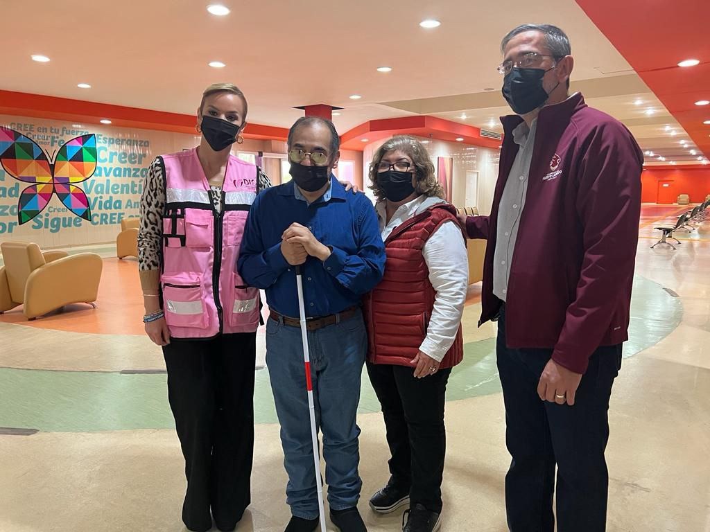 Imparten clases gratuitas de braille y bastón en centro de rehabilitación integral del DIF Nuevo Laredo