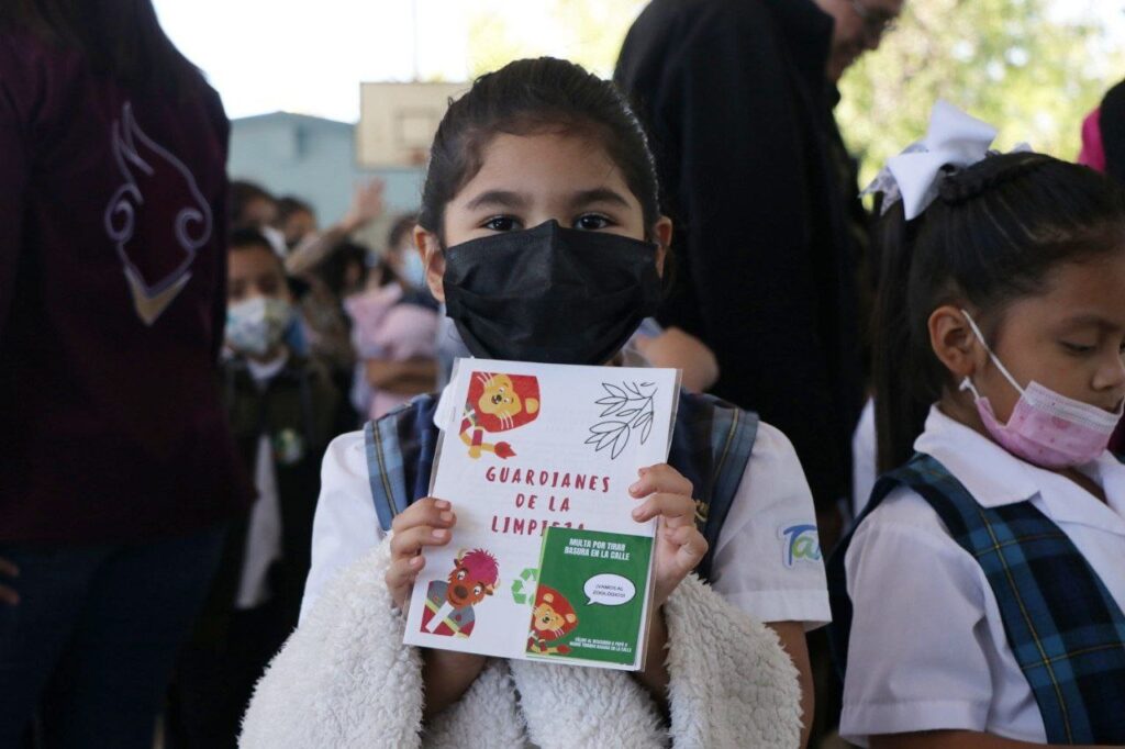 Concientiza Gobierno de Nuevo Laredo a estudiantes sobre el cuidado del medio ambiente