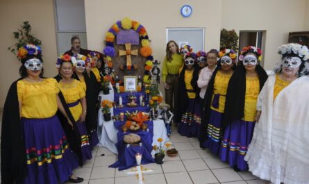 Celebran Día de Muertos en centros del DIF Nuevo Laredo