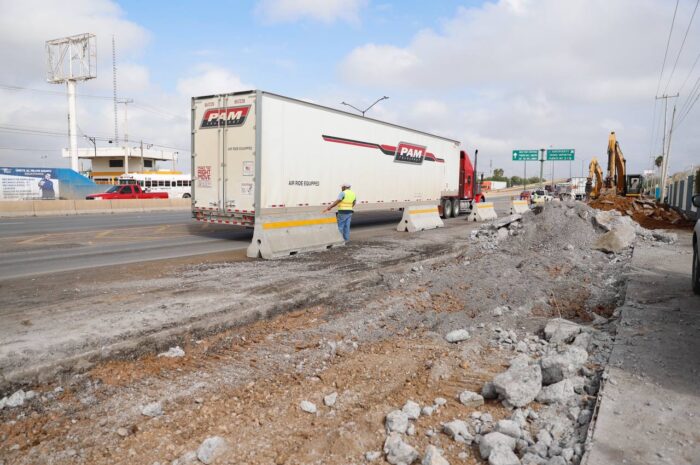 Avanza transformación de vialidades en Nuevo Laredo