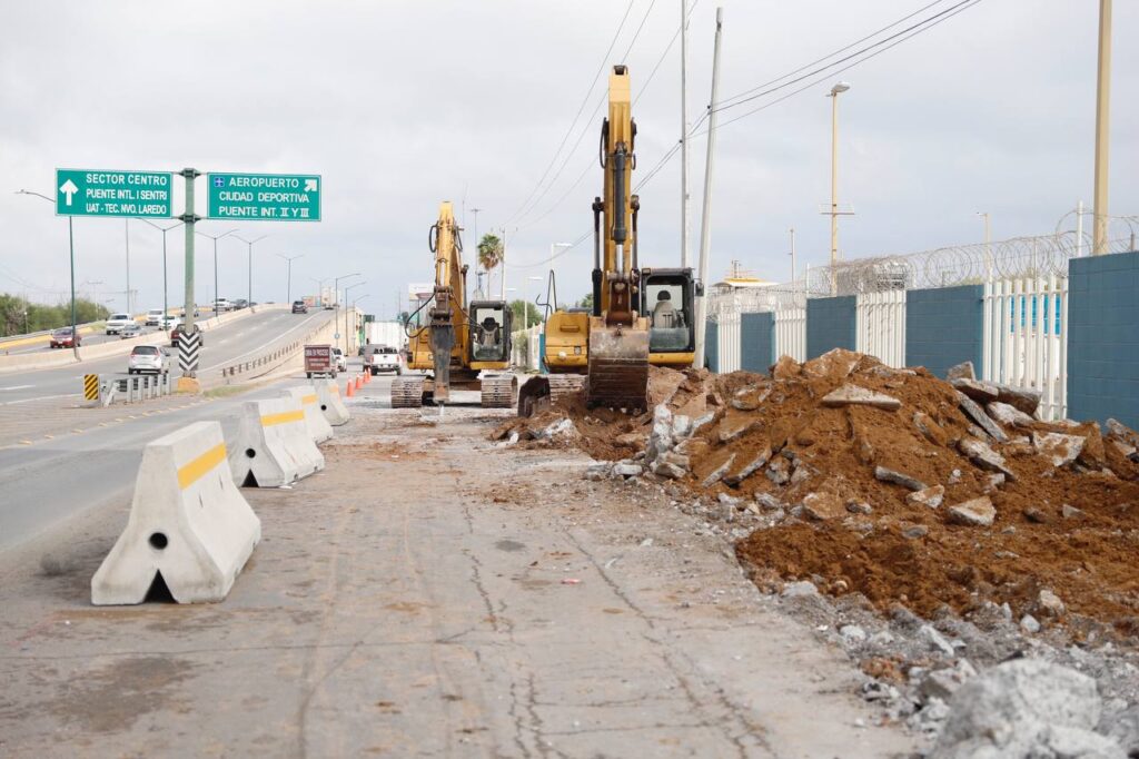 Avanza transformación de vialidades en Nuevo Laredo