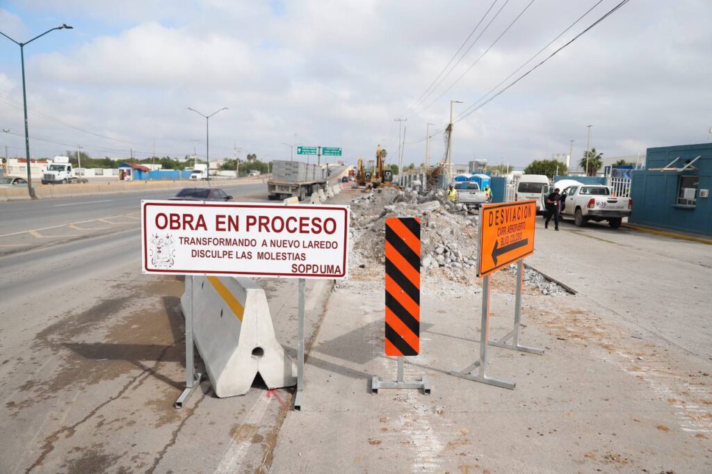 Avanza transformación de vialidades en Nuevo Laredo